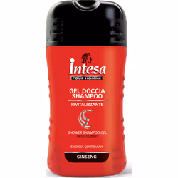 Intesa Gel Doccia Shampoo Ginseng 250ml, Shower gel, 250 ml, Adults, Men, Body & hair, Universal skin
