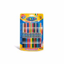 Carioca Bi-Color, Medium, Multicolour, Bullet tip, 1 mm, 4.7 mm, Round