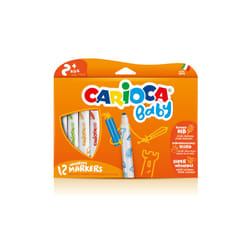 Carioca Marker 2+ felt pen Extra Bold Multicolour 12 pc(s)