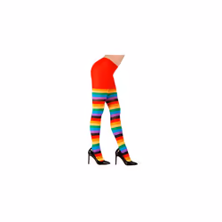 30015 Tights 75 DEN, Striped, Multicoloured, Standard Size