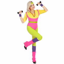 80s aerobics teacher costume for women - XS
