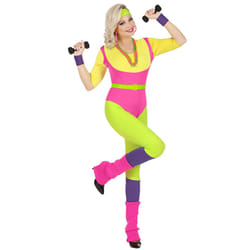 80s aerobics teacher costume for women - XS