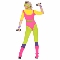 80s aerobics teacher costume for women - XS