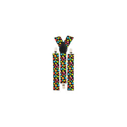 "MULTICOLOR DOTS BRACES" -
