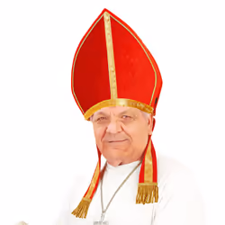 Adult's Velvet Mitre Pope Hat