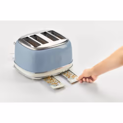 Ariete 0156/05 6 4 slice(s) 1600 W Blue, Chrome, White - Additional view 4
