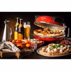 Ariete 0909/10 pizza maker/oven 1 pizza(s) 1200 W Black, Red - Additional view 4