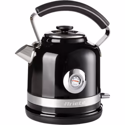 Ariete 2854B Moderna Cordless Electric Kettle, Stainless Steel Body, 1.7 Litre Capacity, Black