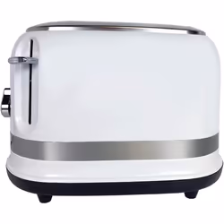 Ariete 0149W Moderna 2 Slice Toaster, Defrost, Heating & Cooking Function, White