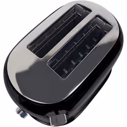 Ariete 0149B Moderna 2 Slice Toaster, Defrost, Heating & Cooking Function, Black