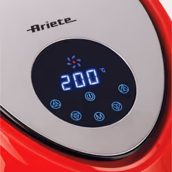 Ariete 4618/01 Single 7 L Stand-alone 1800 W Hot air fryer Red, Stainless steel