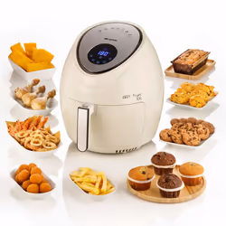 Ariete 4618/02 Single 7 L Stand-alone 1800 W Hot air fryer Beige, Stainless steel - Additional view 4