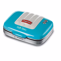 Ariete 1973/01, 2 waffle(s), Rectangular, Blue, 700 W, 210 mm, 250 mm