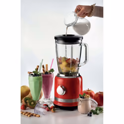 Ariete 0585/00 1.5 L Tabletop blender 1000 W Red, Stainless steel