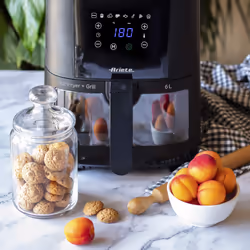 Ariete 4626/00 Single 6 L Stand-alone 1300 W Hot air fryer Black - Additional view 6