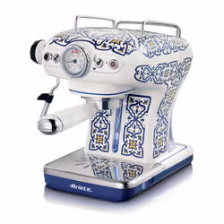 Ariete 1389/1C, Espresso machine, 0.9 L, Coffee pod, Ground coffee, 850 W, Blue, Multicolour