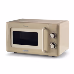 Ariete Vintage Line 3960/03, Countertop, Solo microwave, 20 L, 800 W, Rotary, Beige