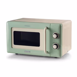 Ariete Vintage Line 3960/04, Countertop, Solo microwave, 20 L, 800 W, Rotary, Green