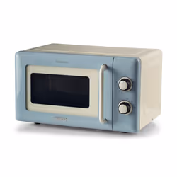 Ariete Vintage Line 3960/05, Countertop, Solo microwave, 20 L, 800 W, Rotary, Blue