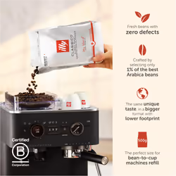 Coffee - Classico Coffee Beans - Medium Roast - 100% Arabica Coffee Beans - Whole Beans - Ideal for Moka Pots, Filter Coffee, Espresso and Lungo