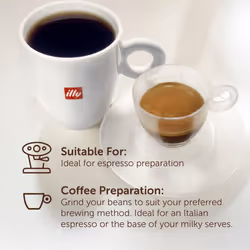 Coffee - Classico Coffee Beans - Medium Roast - 100% Arabica Coffee Beans - Whole Beans - Ideal for Moka Pots, Filter Coffee, Espresso and Lungo