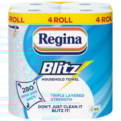 Regina Blitz Towel 4 Rolls 280 Super-Sized Triple Layered Sheets