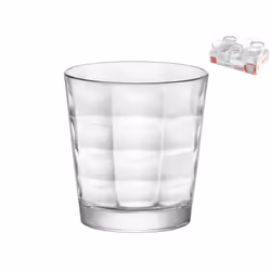 Pengo Cube, Transparent, Glass, 6 pc(s), Clear, Cube, 240 ml