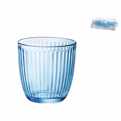 Bormioli Rocco 5124229, Blue, Glass, 6 pc(s), Clear, Line Blue, 29 ml