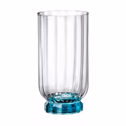 Bormioli Rocco Florian, Cocktail glass, 430 ml, Glass, Blue, Transparent