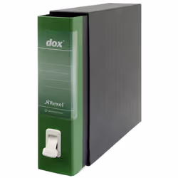 Rexel Dox 1 A4 Lever Arch File Green, Green, A4, 296 mm, 316 mm, 88 mm, 770 g