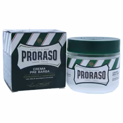 Refreshing And Toning Pre-Shave Cream with Eucalyptus Oil & Menthol by Proraso for Men - 3.38 oz Pre-Shave Cream