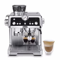 De’Longhi La Specialista Prestigio, Espresso machine, 2 L, Coffee beans, Built-in grinder, 1450 W, Metallic