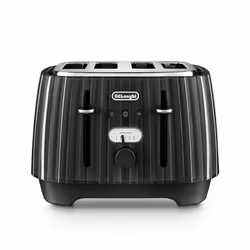 De’Longhi CTD4003.BK, 4 slice(s), Black, Plastic, Buttons, 1800 W, 322 mm