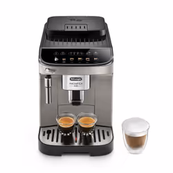 De’Longhi Magnifica Evo, Espresso machine, 1.8 L, Coffee beans, Ground coffee, 1450 W, Black, Titanium
