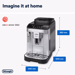 De'Longhi Magnifica Evo, Bean to Cup Coffee and Cappuccino Maker, ECAM292.33.SB, Silver