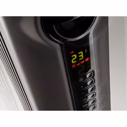 Delonghi Radia S Grey Radiator 1.5KW Electric Heater Oil Power Portable Digital