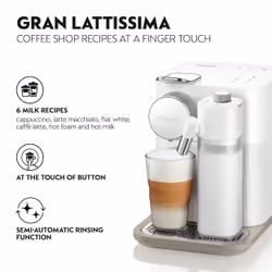 De’Longhi Lattissima One Nespresso Gran Lattissima coffee machine by Delonghi, Sophicated Darks - Additional view 4