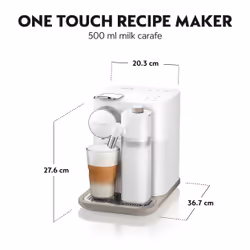De’Longhi Lattissima One Nespresso Gran Lattissima coffee machine by Delonghi, Sophicated Darks - Additional view 5