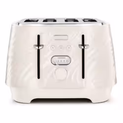 De’Longhi Ballerina Seta, 4 slice(s), Beige, Plastic, Buttons, 1800 W, 240 V