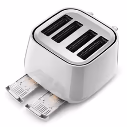 De’Longhi Eclettica 4 slice(s) 1800 W White
