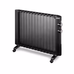 De’Longhi HMP 2000, Radiator, Wall, Floor, Black, Rotary, 2000 W, 1000 W