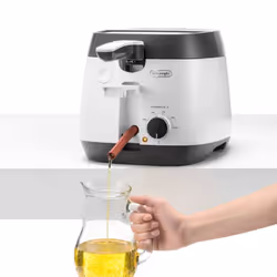 De’Longhi EasyClean Traditional Single 2.4 L Stand-alone 1800 W Deep fryer Black, White