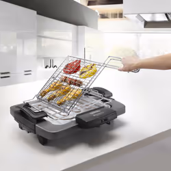 De’Longhi BQ 60.X outdoor barbecue/grill Tabletop Electric Black, Grey 1900 W - Additional view 4