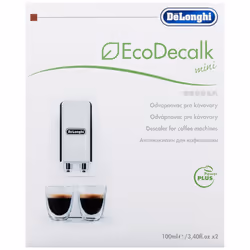 Delonghi EcoDecalk Mini 2 x 100ml Descaler (Pack of 1)-White