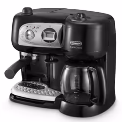 De’Longhi BCO 264.B, Combi coffee maker, 1.3 L, Ground coffee, 1750 W, Black, Silver, Stainless steel