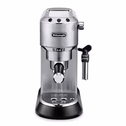 De’Longhi Dedica Style EC 685.M, Espresso machine, 1.1 L, Coffee pod, Ground coffee, 1300 W, Black, Metallic, Silver