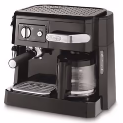 De’Longhi BCO 411.B, Combi coffee maker, 1 L, Coffee pod, Ground coffee, 1750 W, Black