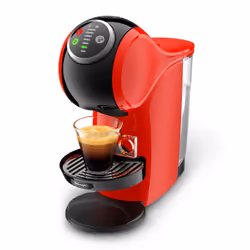 De’Longhi Genio Plus EDG315.R, Espresso machine, 0.8 L, Coffee capsule, 1460 W, Black, Red