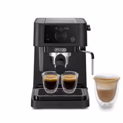 De’Longhi Stilosa EC235.BK, Espresso machine, 1 L, Coffee pod, Ground coffee, 1100 W, Black