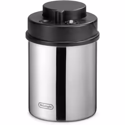 De'Longhi Vacuum Canister for Coffee Storage with Built-in indicator Coffee Machine Accessories for Coffee Beans Ground Cof ...
